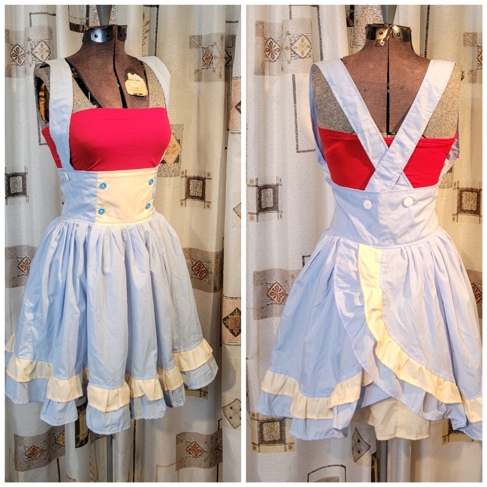 SKY Creations Custom Suspender Skirt NWOT